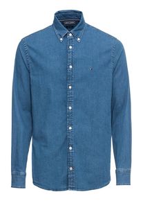 Tommy Hilfiger, Herren Hemd 'STRETCH DENIM SHIRT', Blau