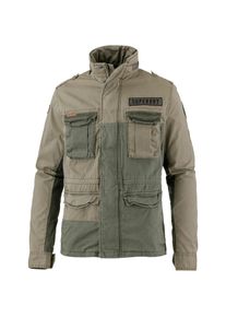 Superdry, Herren Jacke, Dunkelbeige / Oliv