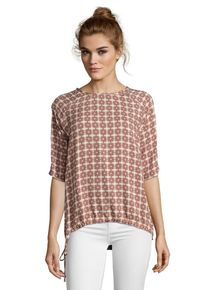 Cartoon, Damen Bluse, Creme / Pastellrot