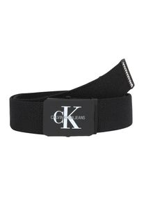 Calvin Klein, Herren Ledergürtel mit Koppelschließe 4.0cm, Schwarz