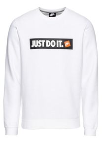 Nike Sportswear, Herren Sweatshirt 'M NSW HBR CRW FLC', Orange / Schwarz / Wei&szlig;
