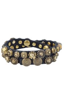 Campomaggi, Damen Armband, Gold / Schwarz