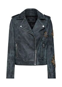 tigha, Damen Lederjacke 'Duana', Schwarz