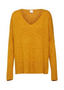 BOSS, Damen Pullover 'Ilallon', Goldgelb