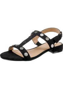 Buffalo, Damen T-Steg-Sandalen, Schwarz