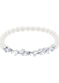 Swarovski, Damen Armband 'Louison Pearl 5422684', Silber