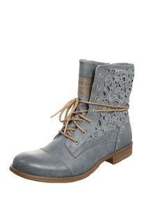 Mustang, Damen Stiefelette 'Macrame', Blau