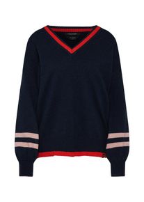 Scotch & Soda SCOTCH & SODA, Damen Pullover, Nachtblau / Altrosa / Hellrot