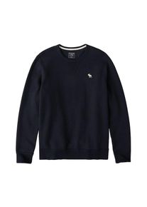 Abercrombie & Fitch Abercrombie & Fitch, Herren Sweatshirt 'ICON CREW', Navy