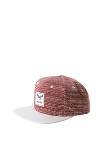 Iriedaily, Herren Cap 'La Banda Snapback', Beige / Weinrot / Wei&szlig;