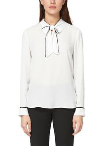 s.Oliver BLACK LABEL, Damen Bluse, Schwarz / Weiß