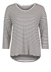 BETTY & CO Betty & Co, Damen Shirt, Kobaltblau / Weiß