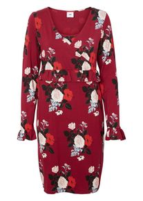 MAMALICIOUS, Damen Kleid, Blau / Rot / Orangerot / Schwarz / Weiß