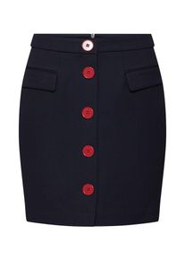 Esprit, Damen Rock 'Skirts woven', Nachtblau / Rot
