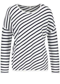 Gerry Weber, Damen Pullover, Blau / Wei&szlig;