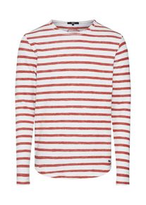 tigha, Herren Shirt 'Alister', Rostrot / Weiß