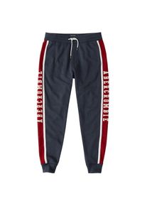 Abercrombie & Fitch Abercrombie & Fitch, Herren Hosen 'CORE LOGO SIDE PANEL JOGGER', Navy