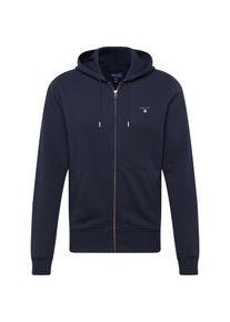 Gant, Herren Sweatjacke 'THE ORIGINAL FULL ZIP HOODIE', Dunkelblau