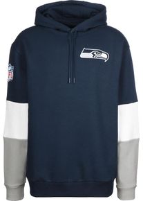 New Era, Herren Pullover 'NFL Seattle Seahawks', Nachtblau / Grau / Wei&szlig;
