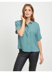 Object, Damen Hemd, Pastellblau / Weiß