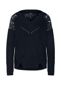 Guess, Damen Pullover 'LS VN ADELIA SWTR', Schwarz