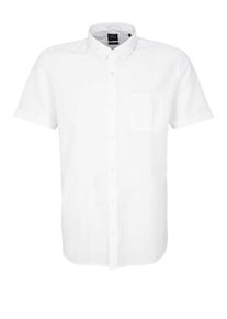s.Oliver BLACK LABEL, Herren Kurzarmhemd, Weiß