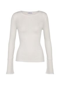 EDITED, Damen Langarmshirt 'Zehra', Weiß