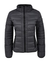 Q/S Designed By, Damen Wattierte Jacke im Materialmix, Anthrazit
