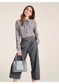 Heine, Damen Druckbluse, Grau / Mischfarben