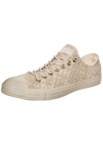 Converse, Damen Sneaker "Chuck Taylor All Star Denim Woven OX", Beige / Weiß