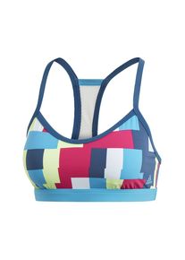 adidas Performance, Damen Bikinioberteil 'All Me', Himmelblau / Pastellgelb / Neonpink / Wei&szlig;