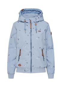 Ragwear, Damen Jacke 'Nuggie Birds', Rauchblau / Mischfarben