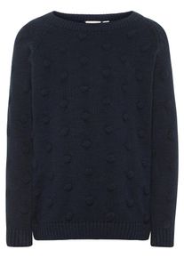 name it, M&auml;dchen Strick Pullover, Dunkelblau