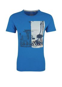 s.Oliver RED LABEL, Herren T-Shirt, Blaumeliert