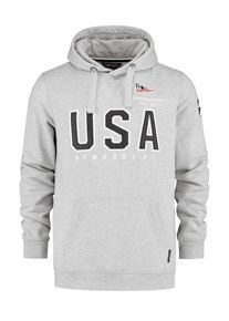 Code-Zero, Herren Kapuzen-Sweatshirt 'BANNISTER', Grau