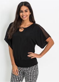 bonprix, Damen Bluse, Schwarz