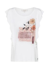 Cream, Damen Shirt 'Milano T-shirt', Mischfarben / Koralle