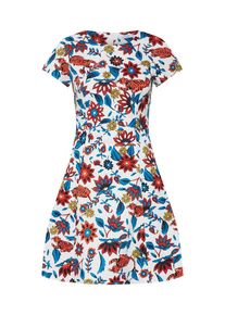 MAX & Co. MAX&Co., Damen Kleid 'DOLLY', Blau / Rot / Weiß