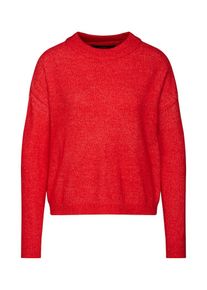 Véro Moda VERO MODA, Damen Pullover 'VMRANA LS O NECK BLOUSE BF REP', Rot