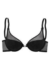 Lascana, Damen Push-up-BH, Schwarz