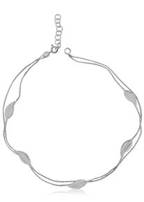 Firetti, Damen Fußkette 'Blätter', Silber