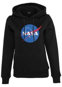 Merchcode, Damen Hoody 'Nasa Insignia', Schwarz