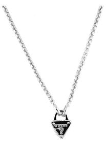 Guess, Damen Halskette 'KEY LOCK', Silber