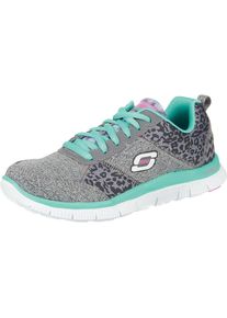 Skechers, Damen Schnürer, Türkis / Grau / Basaltgrau