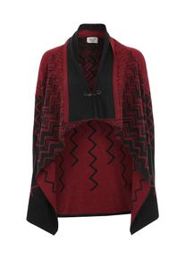 Khujo, Damen Cardigan 'Char', Rot / Schwarz