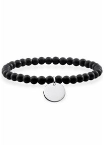 Thomas Sabo, Damen Armband 'Schwarz Coin, LBA0114-023-11-L', Schwarz / Silber