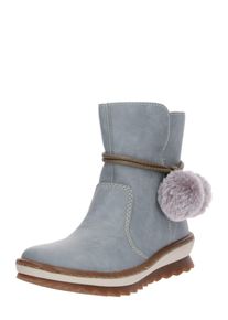 Rieker, Damen Stiefelette, Hellblau / Hellgrau