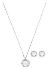 Swarovski, Damen Schmuckset 'Originally Cry 5479911', Silber / Transparent / Perlweiß
