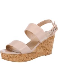 Esprit, Damen Wedge-Sandale 'Anna', Nude / Hellbraun