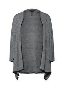 s.Oliver BLACK LABEL, Damen Strickjacke, Graumeliert / Schwarz